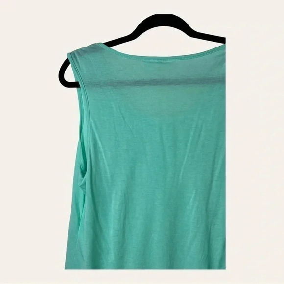 0867. CATO LACE TANK BLOUSE SIZE‎ X-LARGE AQUA IN COLOR LIGHTWEIGHT - Picture 9 of 9